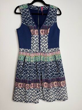 Anthropologie Plenty by Tracy Reese Contrast Shift Dress Sz 12